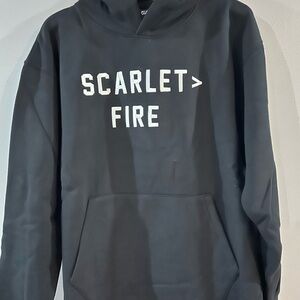 Scarlet Fire Black Hoodie